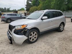 Salvage cars for sale at Knightdale, NC auction: 2008 Hyundai Santa FE SE