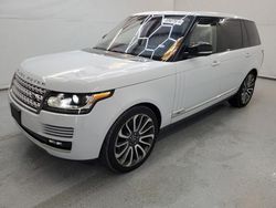 Land Rover salvage cars for sale: 2017 Land Rover Range Rover Supercharged