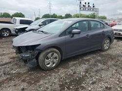 Salvage cars for sale at Columbus, OH auction: 2014 Honda Civic LX