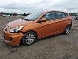 Salvage cars for sale from Copart Fredericksburg, VA: 2015 Hyundai Accent GS