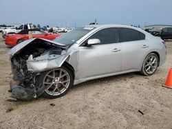Salvage cars for sale at Houston, TX auction: 2010 Nissan Maxima S