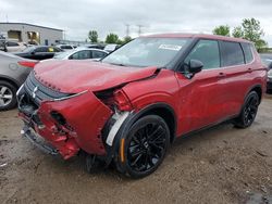 Salvage cars for sale at Elgin, IL auction: 2022 Mitsubishi Outlander SE