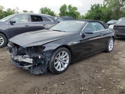 Salvage cars for sale from Copart Baltimore, MD: 2012 BMW 640 I
