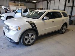 Salvage cars for sale from Copart Rogersville, MO: 2011 Dodge Durango Citadel