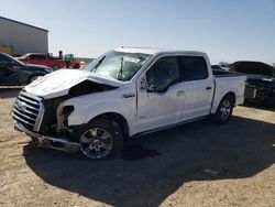 Salvage cars for sale at Amarillo, TX auction: 2015 Ford F150 Supercrew