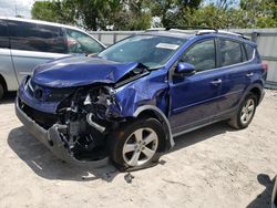 Salvage cars for sale at Riverview, FL auction: 2014 Toyota Rav4 XLE