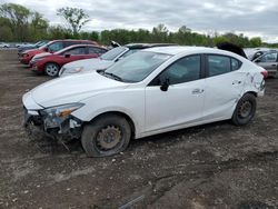 Salvage cars for sale at Des Moines, IA auction: 2017 Mazda 3 Sport