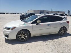 Salvage cars for sale at Haslet, TX auction: 2017 Subaru Impreza Limited