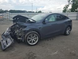 Salvage cars for sale at Dunn, NC auction: 2021 Tesla Model Y