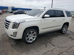 Salvage cars for sale from Copart Woodhaven, MI: 2015 Cadillac Escalade Premium