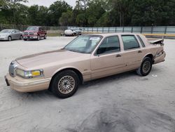 Salvage cars for sale from Copart Fort Pierce, FL: 1996 Lincoln Town Car Executive