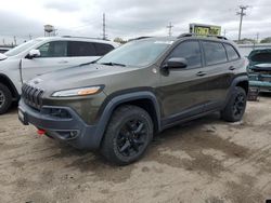 Salvage cars for sale at Chicago Heights, IL auction: 2015 Jeep Cherokee Trailhawk