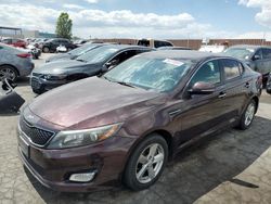 KIA Optima salvage cars for sale: 2015 KIA Optima LX