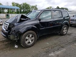 Honda Pilot salvage cars for sale: 2011 Honda Pilot Exln