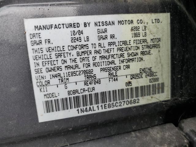 2005 Nissan Altima S