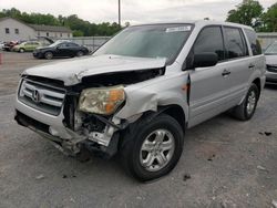 Salvage cars for sale at York Haven, PA auction: 2006 Honda Pilot LX