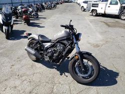 Salvage cars for sale from Copart Martinez, CA: 2018 Honda CMX500 A