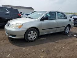 Salvage cars for sale from Copart Portland, MI: 2003 Toyota Corolla CE