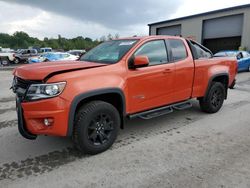 Salvage cars for sale from Copart Duryea, PA: 2016 Chevrolet Colorado Z71