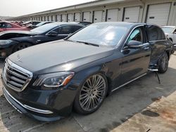 Salvage cars for sale from Copart Louisville, KY: 2020 Mercedes-Benz S 450 4matic