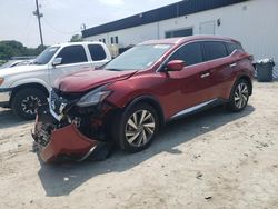 Salvage cars for sale from Copart Savannah, GA: 2019 Nissan Murano S