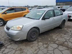 Salvage cars for sale at Woodhaven, MI auction: 2006 Chevrolet Malibu LS
