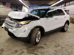 Salvage cars for sale at Dyer, IN auction: 2014 Ford Explorer XLT