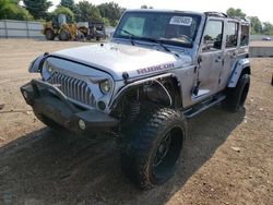 Salvage cars for sale from Copart Elgin, IL: 2014 Jeep Wrangler Unlimited Rubicon