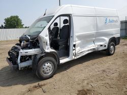 Salvage trucks for sale at Portland, MI auction: 2022 Dodge RAM Promaster 2500 2500 High