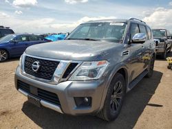 Salvage cars for sale from Copart Brighton, CO: 2018 Nissan Armada SV