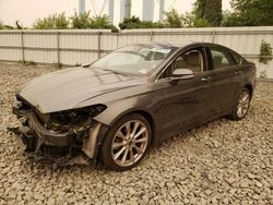 Salvage cars for sale from Copart Windsor, NJ: 2017 Ford Fusion Titanium