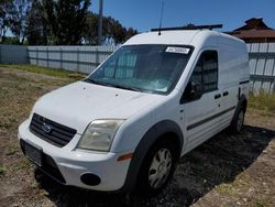 Salvage trucks for sale at Martinez, CA auction: 2011 Ford Transit Connect XLT