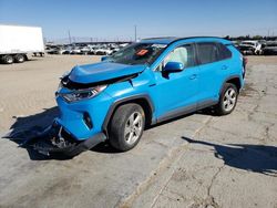 Salvage cars for sale at Sun Valley, CA auction: 2021 Toyota Rav4 XLE Premium