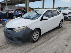 Salvage cars for sale at West Palm Beach, FL auction: 2015 Toyota Corolla L