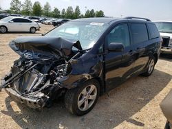 Salvage cars for sale at Cahokia Heights, IL auction: 2015 Toyota Sienna LE