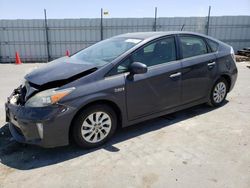 Salvage cars for sale at Antelope, CA auction: 2012 Toyota Prius PLUG-IN