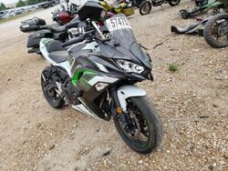 Salvage motorcycles for sale at Bridgeton, MO auction: 2022 Kawasaki EX650 N