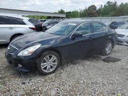 Salvage cars for sale at Memphis, TN auction: 2013 Infiniti G37