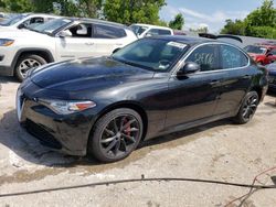 Salvage cars for sale at Bridgeton, MO auction: 2017 Alfa Romeo Giulia Q4