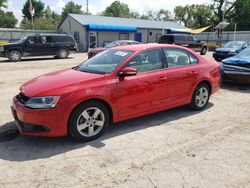 Salvage cars for sale from Copart Wichita, KS: 2012 Volkswagen Jetta TDI