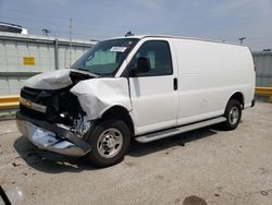 Salvage trucks for sale at Dyer, IN auction: 2019 Chevrolet Express G2500