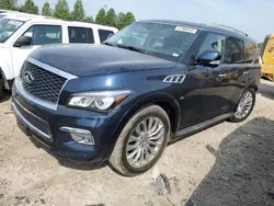 Salvage cars for sale at Cahokia Heights, IL auction: 2016 Infiniti QX80