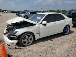 Salvage cars for sale from Copart Houston, TX: 2002 Lexus IS 300