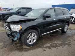 Salvage cars for sale at Woodhaven, MI auction: 2013 Dodge Durango Crew