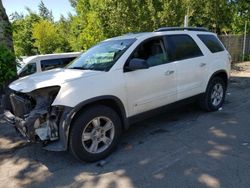 Salvage cars for sale from Copart Portland, OR: 2009 GMC Acadia SLE