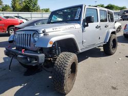Salvage cars for sale from Copart Glassboro, NJ: 2014 Jeep Wrangler Unlimited Rubicon