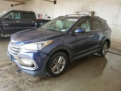 Salvage cars for sale at Portland, MI auction: 2017 Hyundai Santa FE Sport