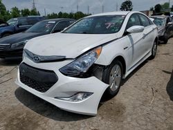 Salvage cars for sale at Bridgeton, MO auction: 2014 Hyundai Sonata Hybrid