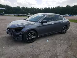 Salvage cars for sale from Copart Charles City, VA: 2016 Honda Accord Sport