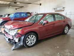 Salvage cars for sale from Copart Portland, MI: 2017 Subaru Legacy 2.5I Premium